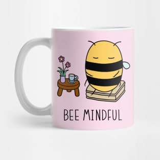 Bee Mindful - Soft Pink Mug